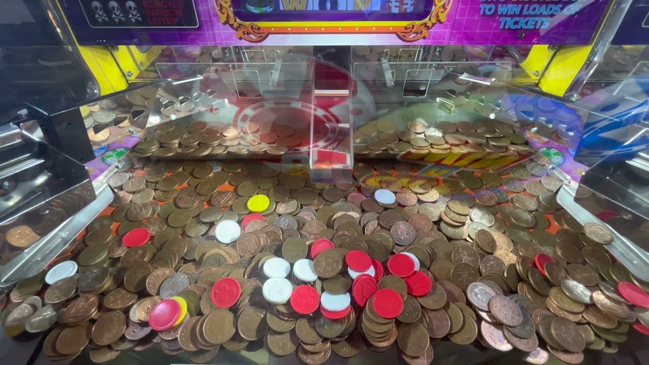 Chip n Win 2p Coin Pusher… Can We Get the Jackpot?