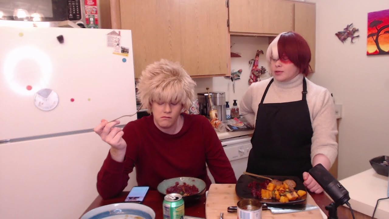 Thanksgiving Cooking Stream with TodoBaku | BNHA [My Hero Academia]