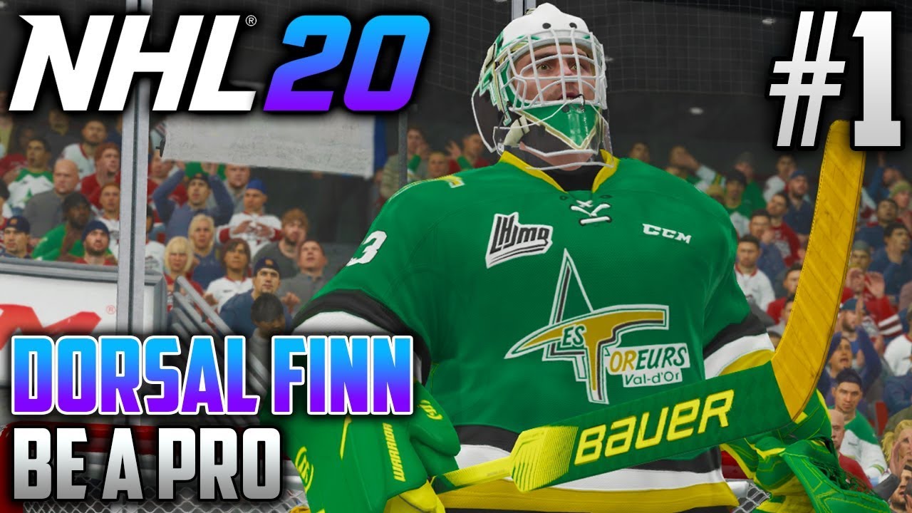 NHL 20 Be a Pro | Dorsal Finn (Goalie) | EP1 | HERE WE GO AGAIN
