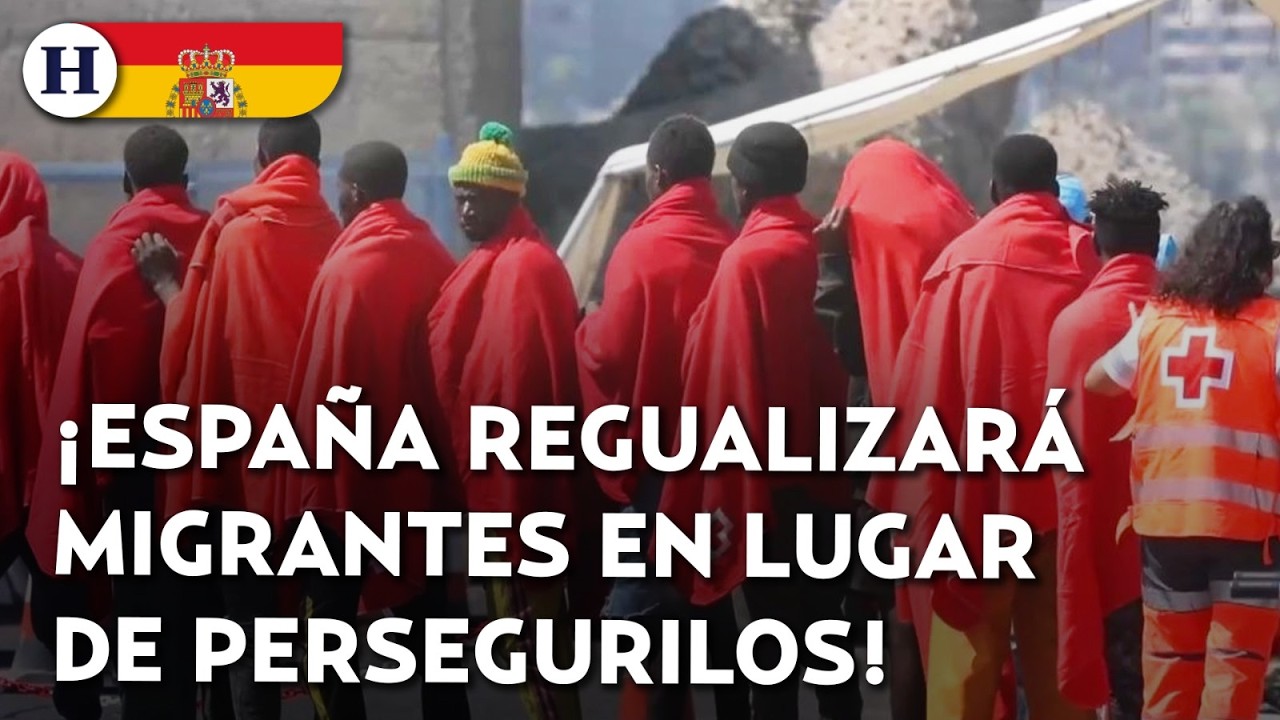 ¡España le enseña a Trump! Aprueban regularización de migrantes a diferencia de las redadas del ICE