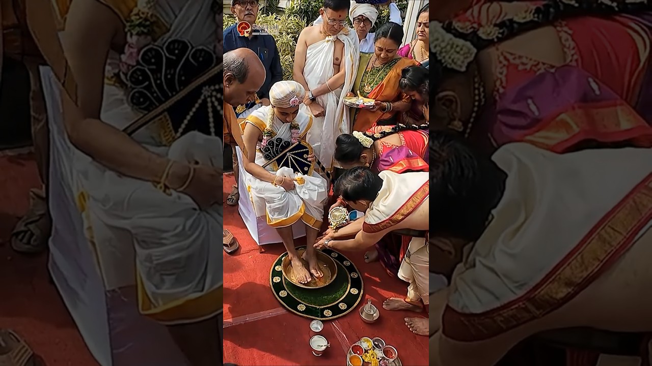 Rituals support at Gangamma Thimaiah 02 | Saptapadi Creations #shorts #shortsvideo #viral #marriage