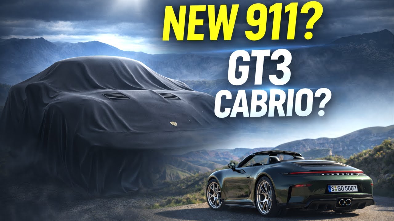 Porsche представила тизер нового 911. Может ли это быть кабриолет GT3?