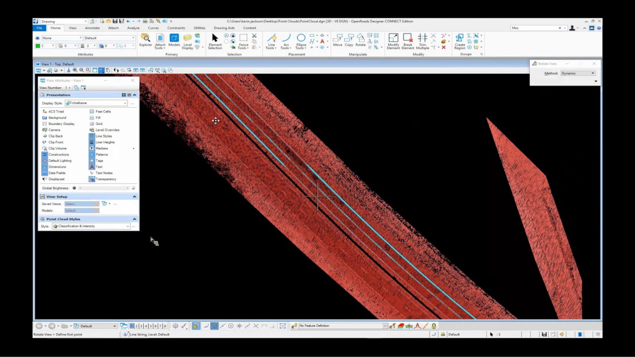 Tech Talk: Beyond the Terrain – Using Point Clouds in OpenRoads Designer