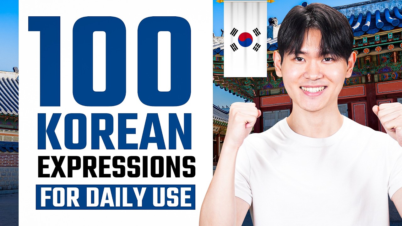 Korean for Beginners | 100 Korean Expressions You Must Know