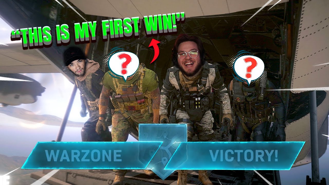 We Carried Randoms To Their FIRST Warzone Victory!