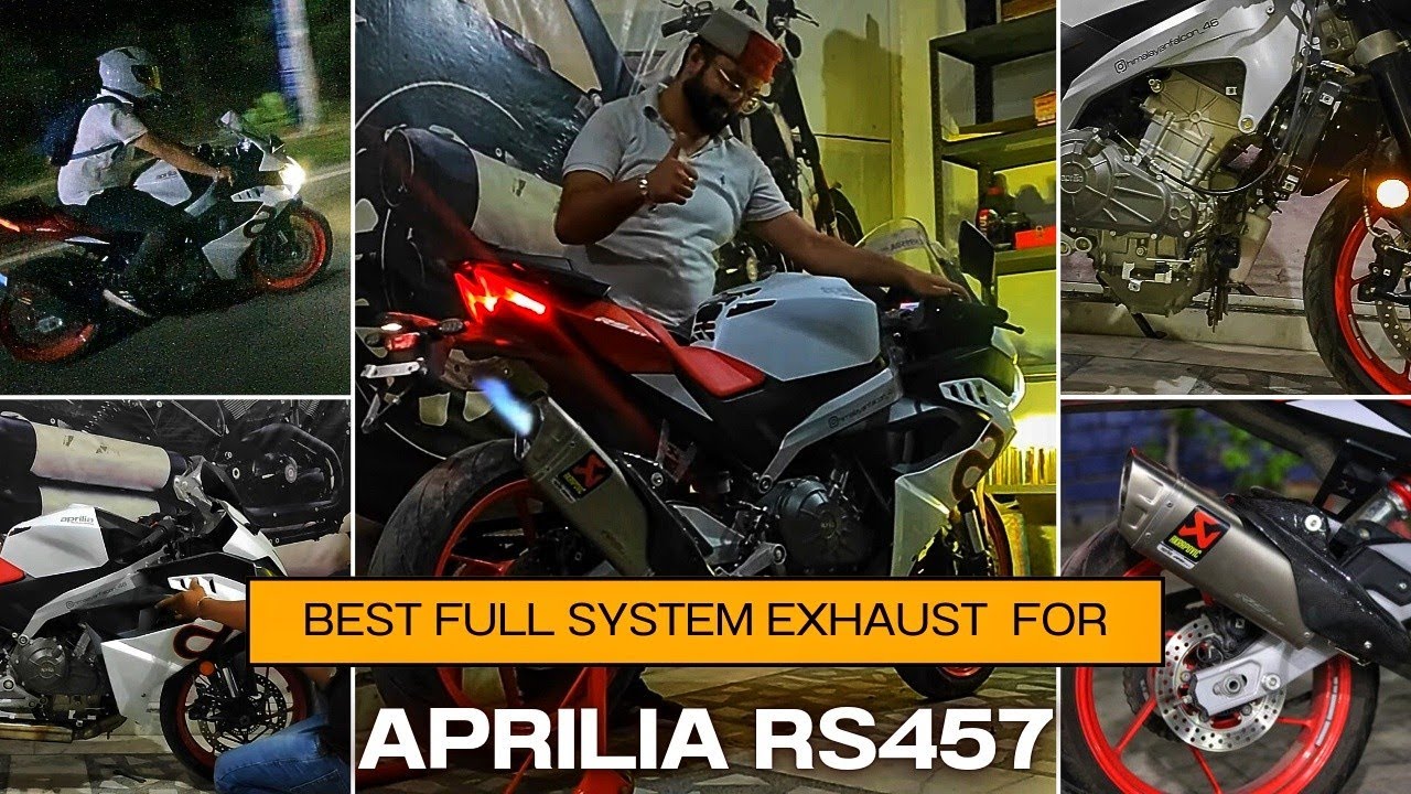 ВЫХЛОП APRILIA RS457 AKRAPOVIC | МОДИФИКАЦИЯ APRILIA RS457 #apriliars457