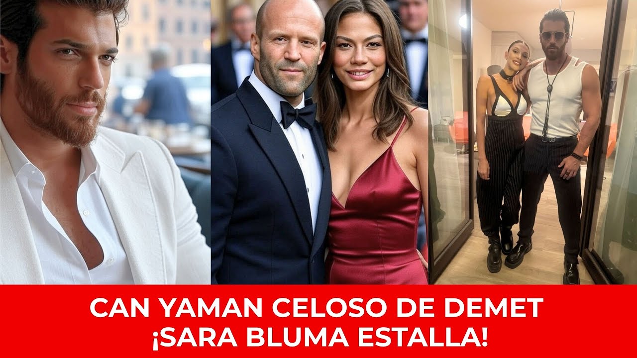 Escándalo total Sara Bluma estalla contra Can Yaman por Demet Özdemir y Jason Statham 🔥💔