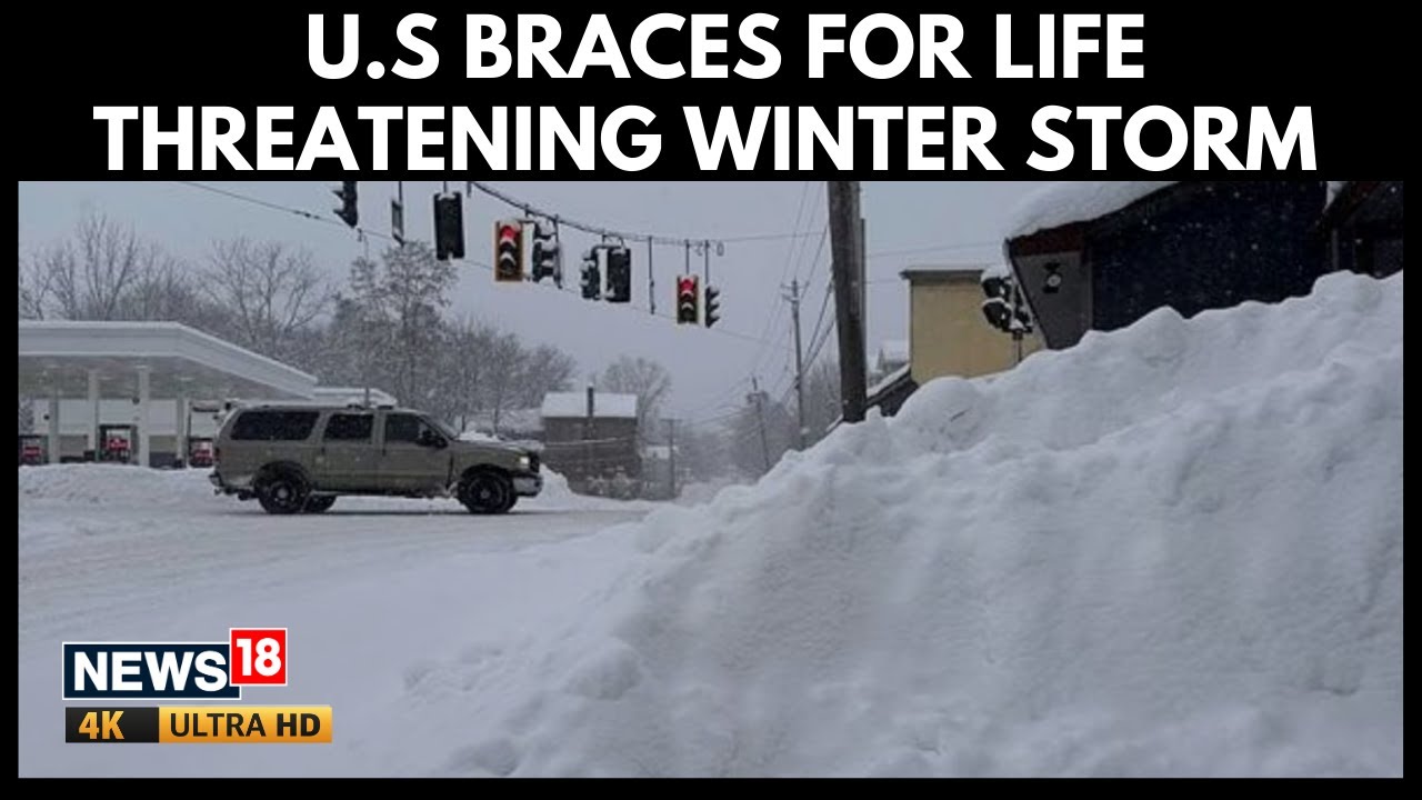 U.S. Braces For Extremely Dangerous Winter Storm, Declares Emergency Ahead Of Winter Storm | 4K