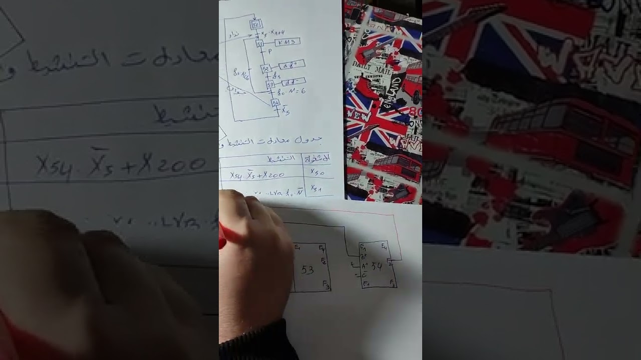 تمرين تسجيد معقب كهربائي لاشغولة تكرار المراحل