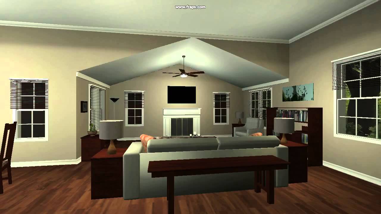 Example of a virtual environment used in Virtual Reality Exposure Therapy for Fear of Storms