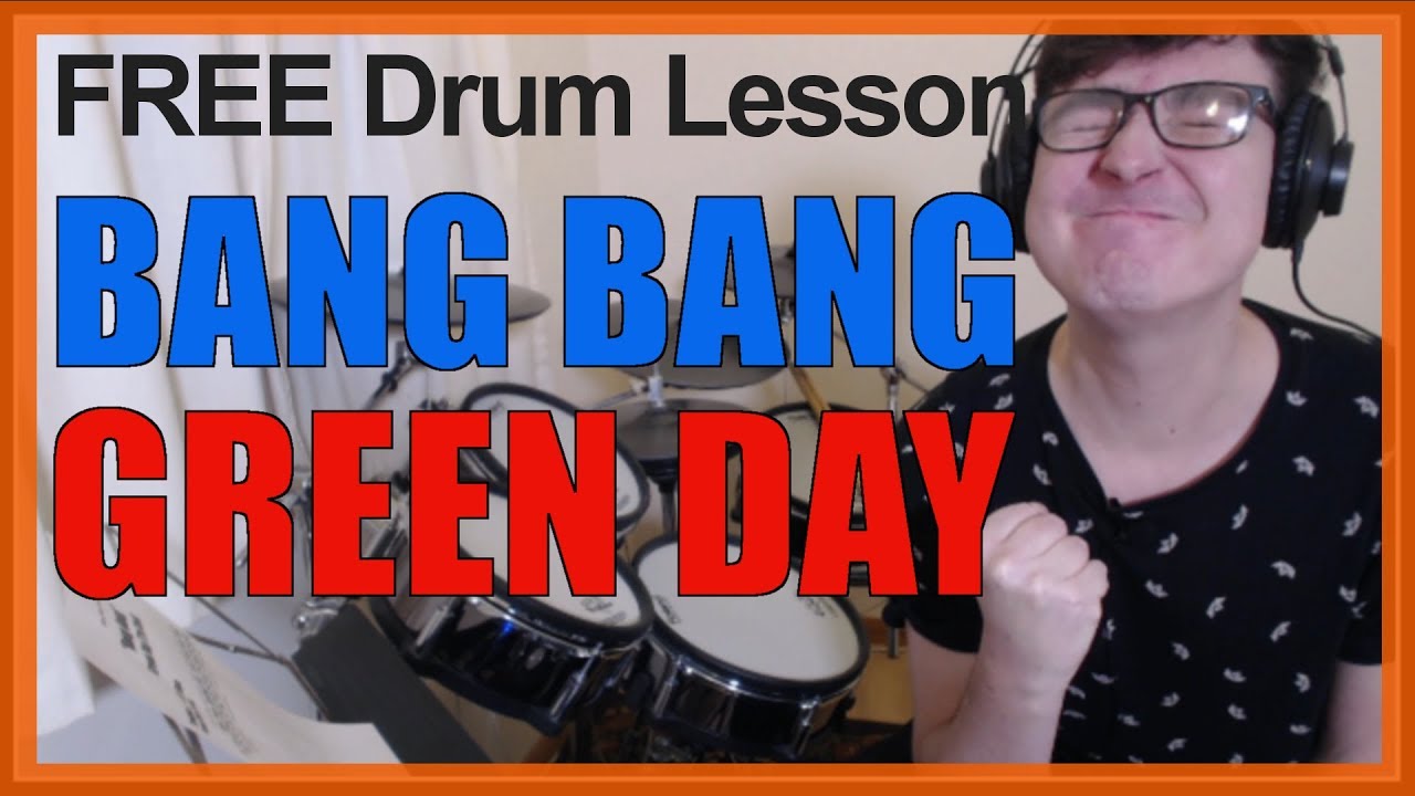 ★ Bang Bang (Green Day) ★ FREE Video Drum Lesson | How To Play SOLO (Tre Cool)