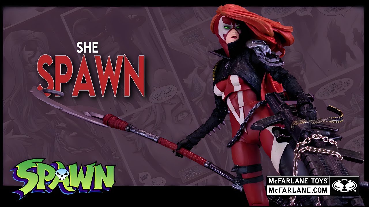 McFarlane Toys Spawn She-Spawn Deluxe Action Figure @TheReviewSpot
