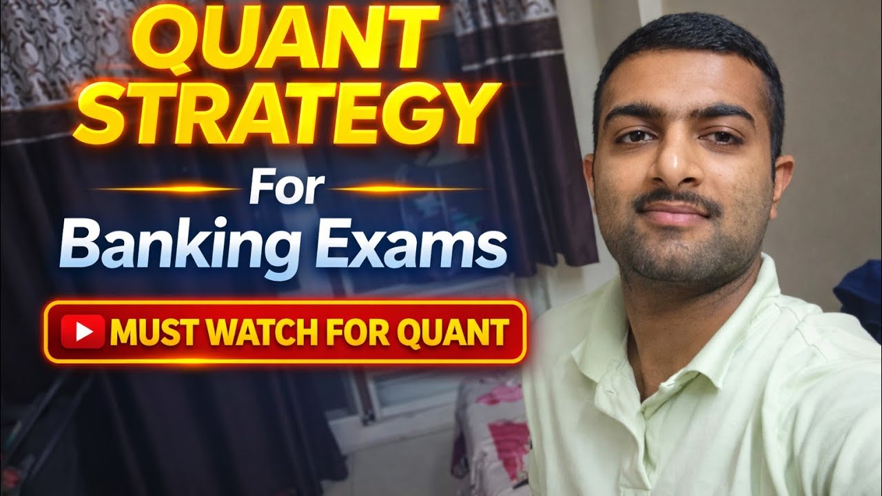 Quant strategy for Banking Exams|Maths Approach|IBPS|