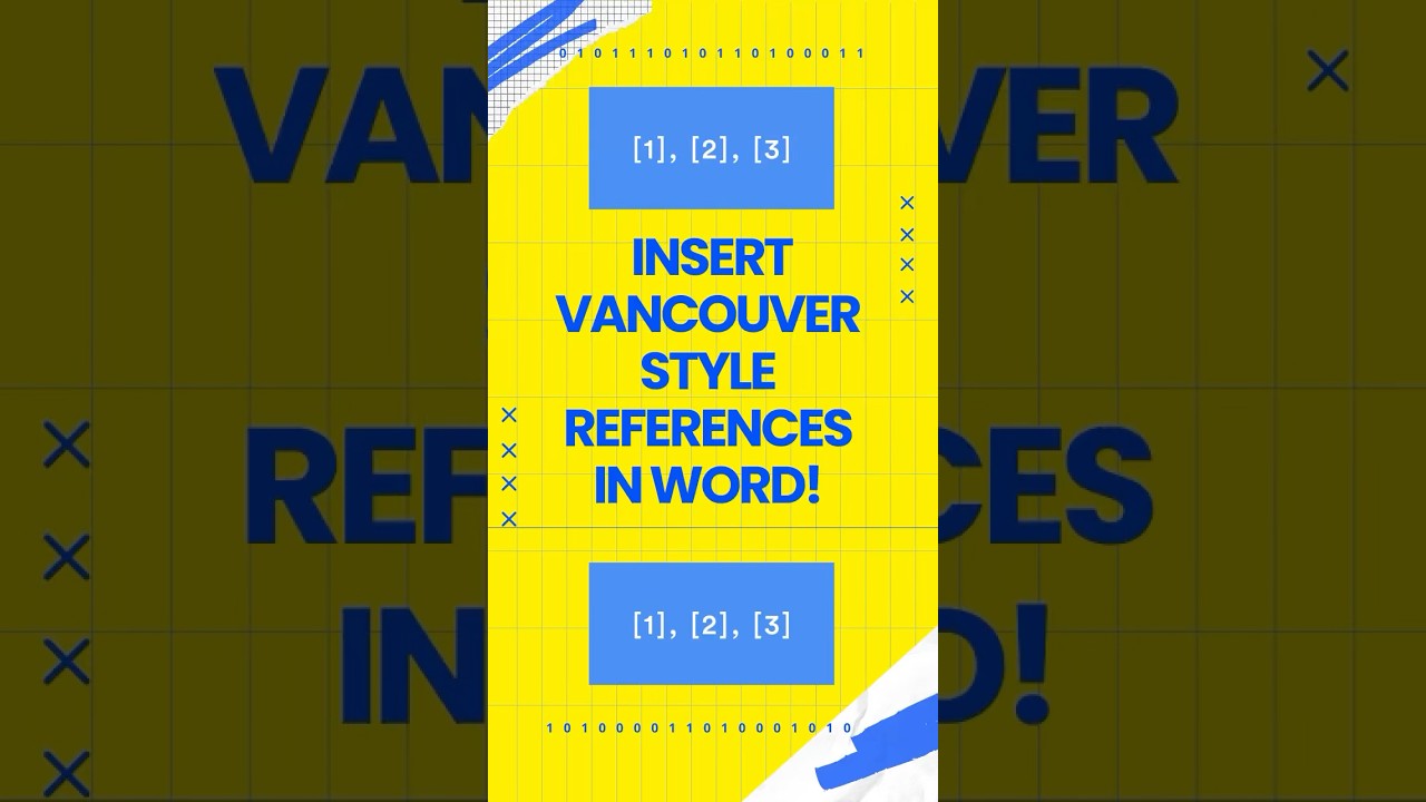 Ванкуверский стиль оформления ссылок в Word #vancouverstyle #references #wordtipsandtricks