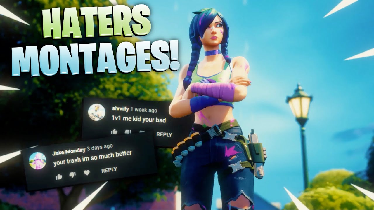 Reacting to my *HATERS* Fortnite Montages...