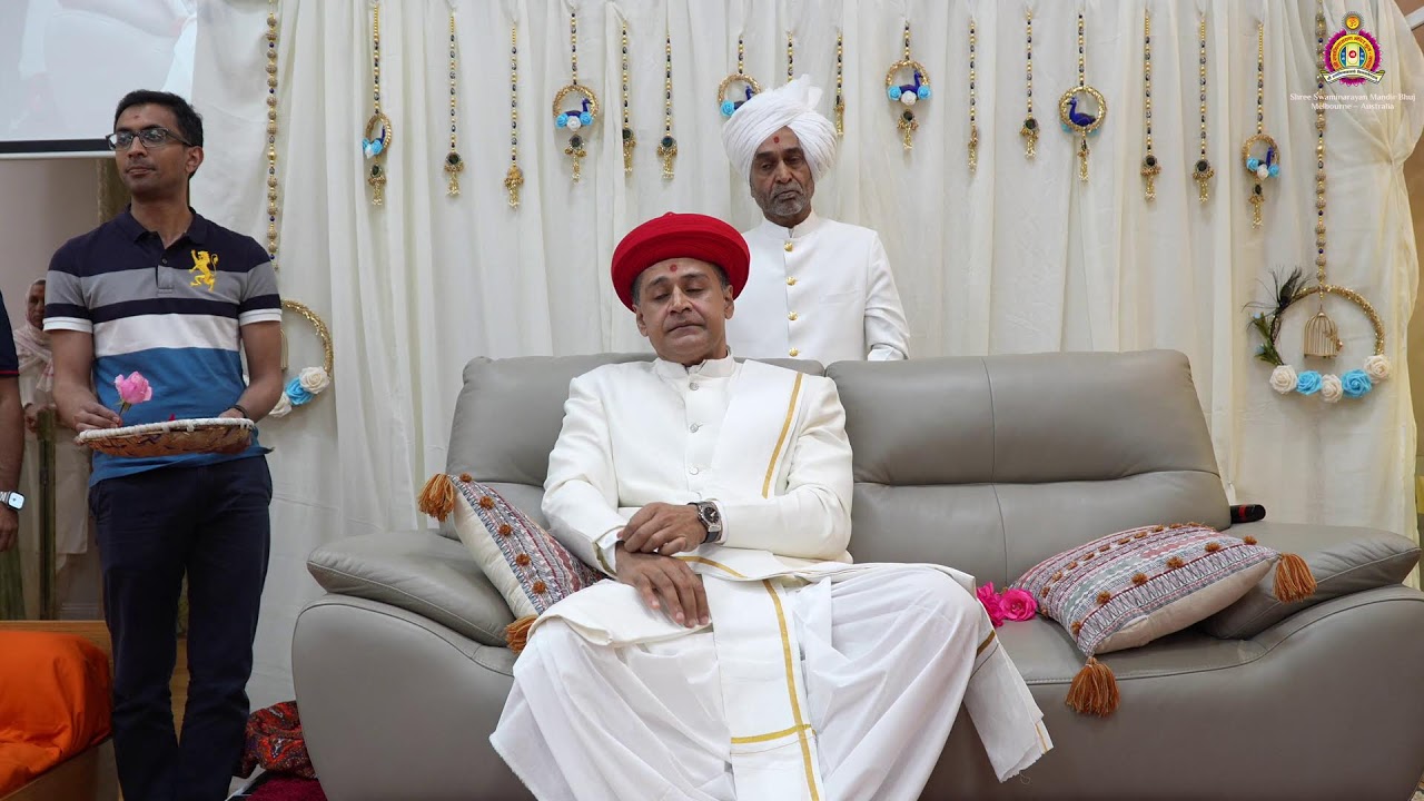 H.H. 1008 Acharya Shree Koshalendraprasadji Maharaj visit September 2024