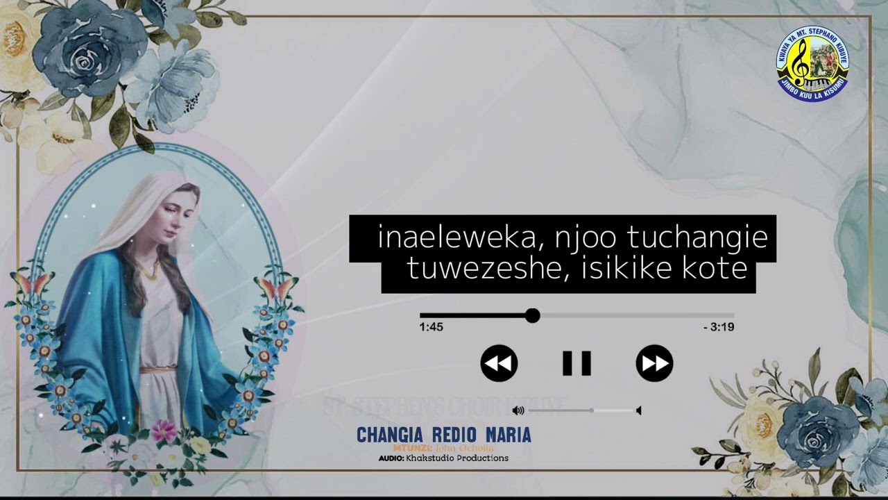 THE SWEETEST RADIO MARIA SONG// CHANGIA REDIO MARIA// LYRICS VIDEO
