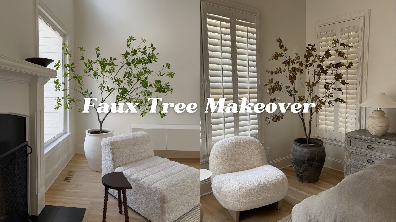 DIY Faux Olive Tree Makeover | 2 Easy Ways to Update Faux Trees