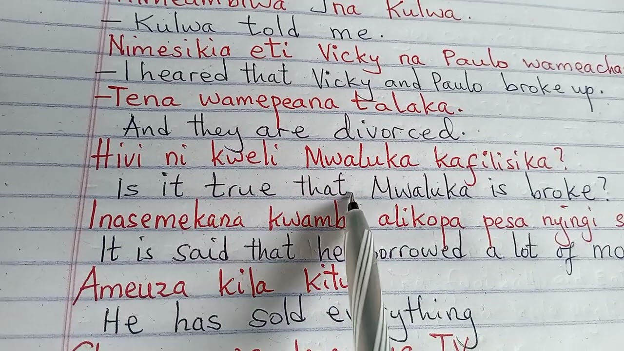 umbea/gossip kwa kingereza