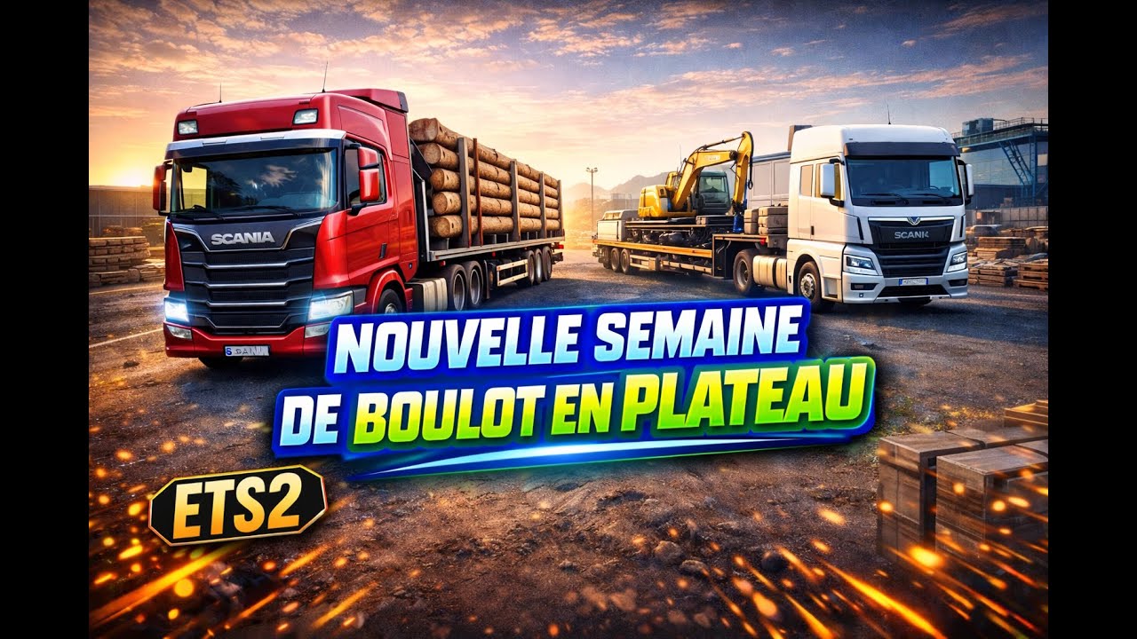 [ ETS 2 1.57 ] 🔹NOUVELLE SEMAINE DE BOULOT EN PLATEAU🔹