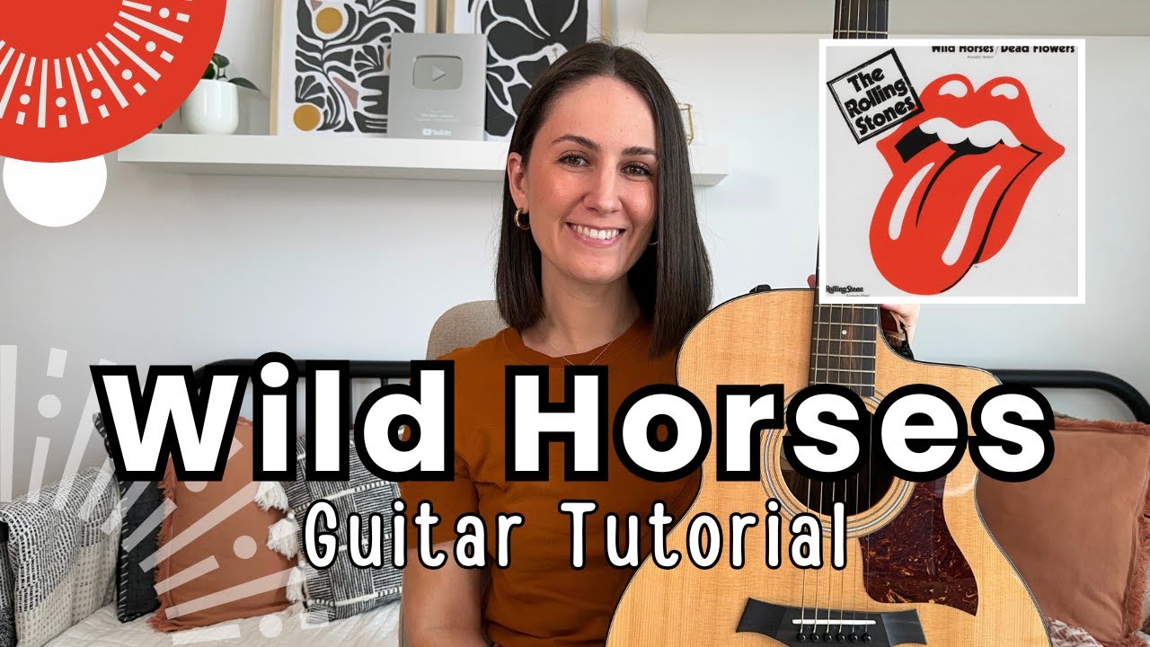 Wild Horses — урок игры на гитаре The Rolling Stones [урок игры на гитаре, аккорды и игра под муз...