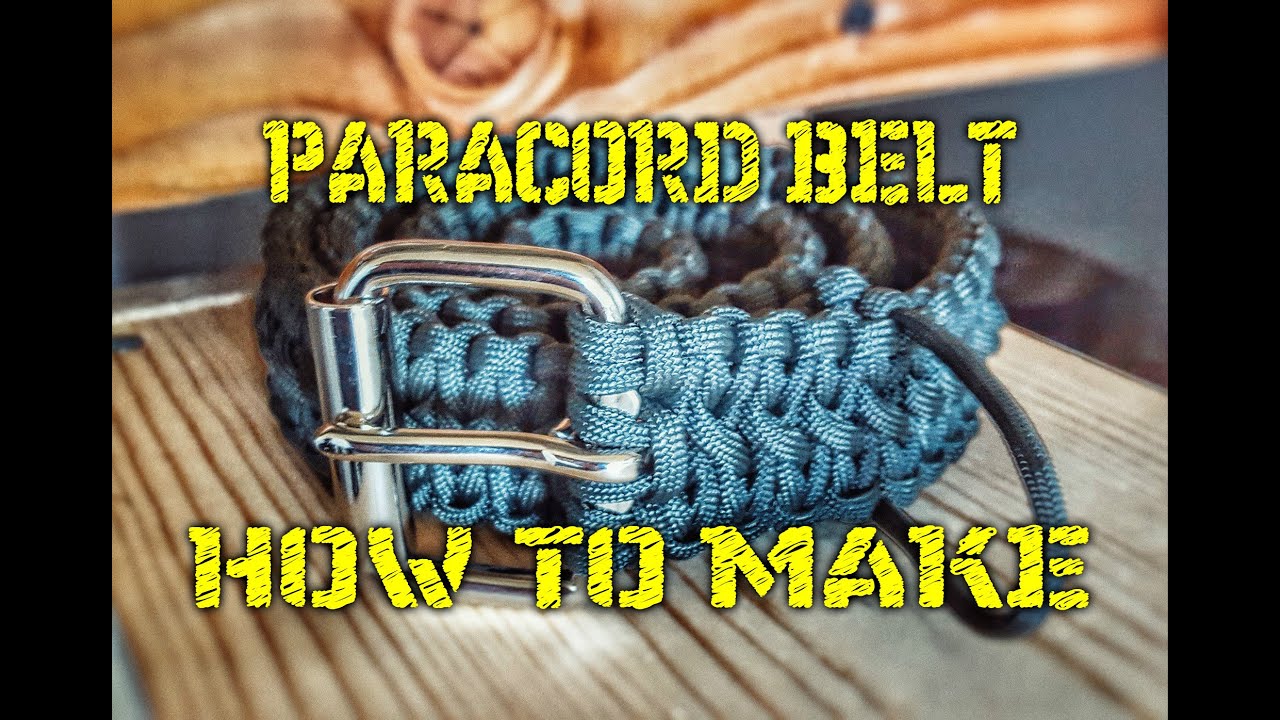 DIY PARACORD BELT