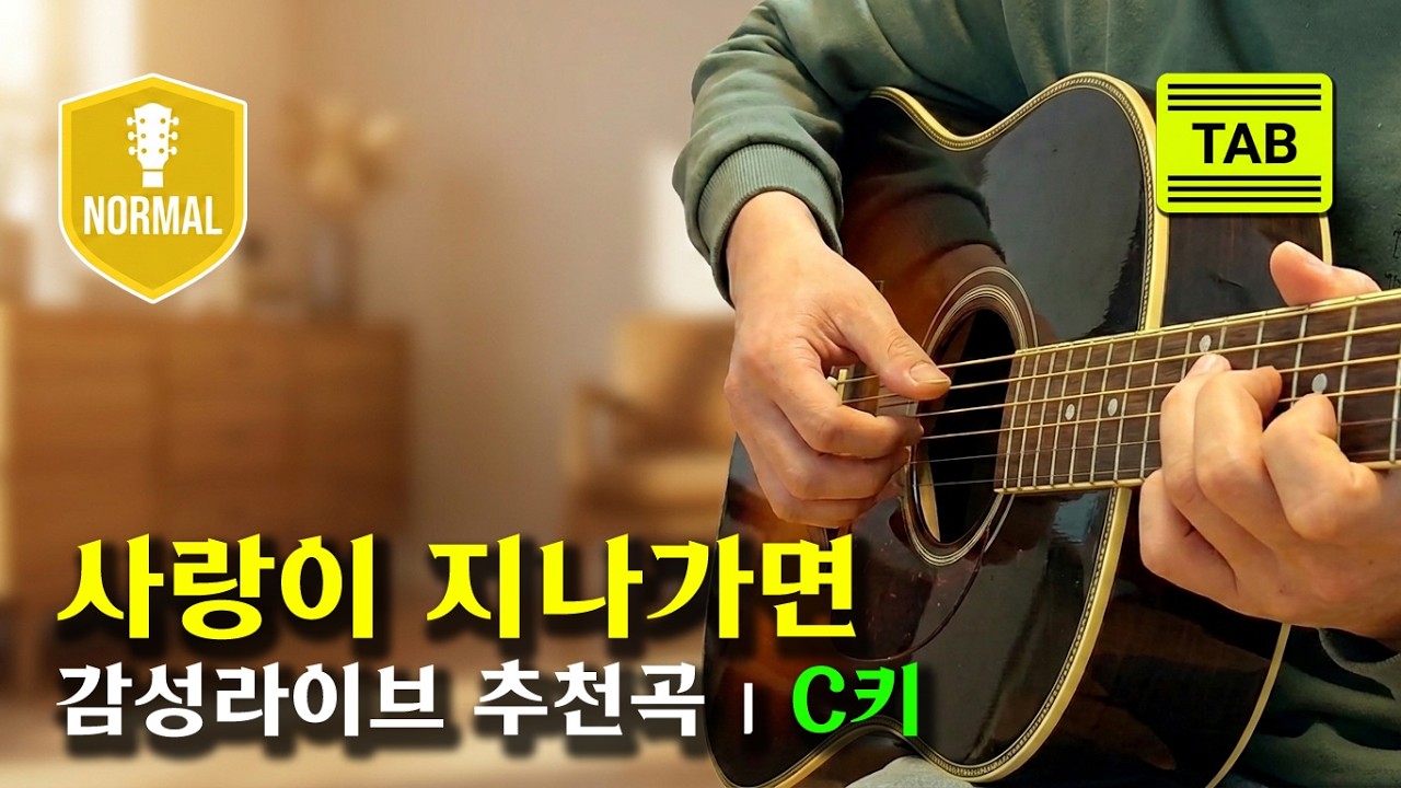 사랑이 지나가면 통기타 커버 - 이문세
