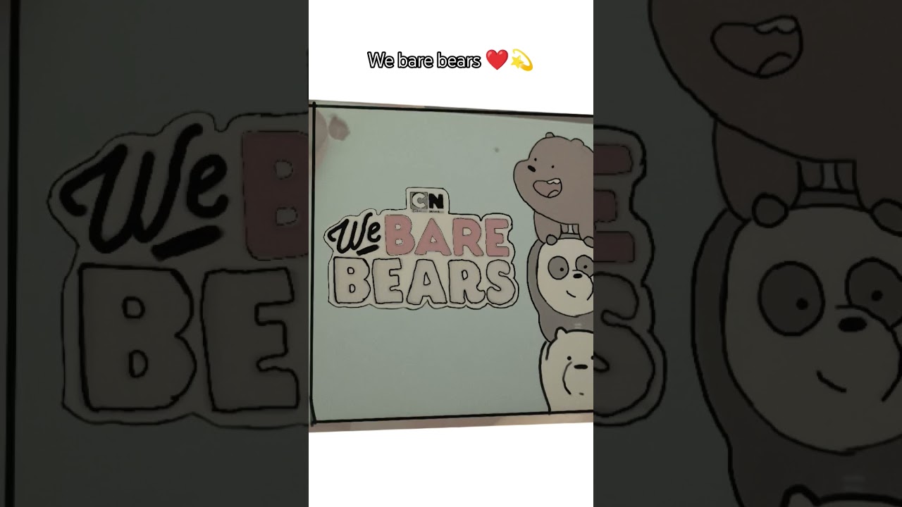 we bare bears digital drawing 💗🙃