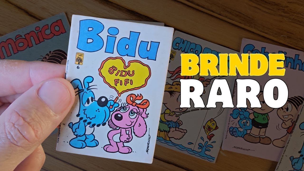 Os Mini Gibis MAIS RAROS da Turma da Mônica (1984) – Coleção Completa!