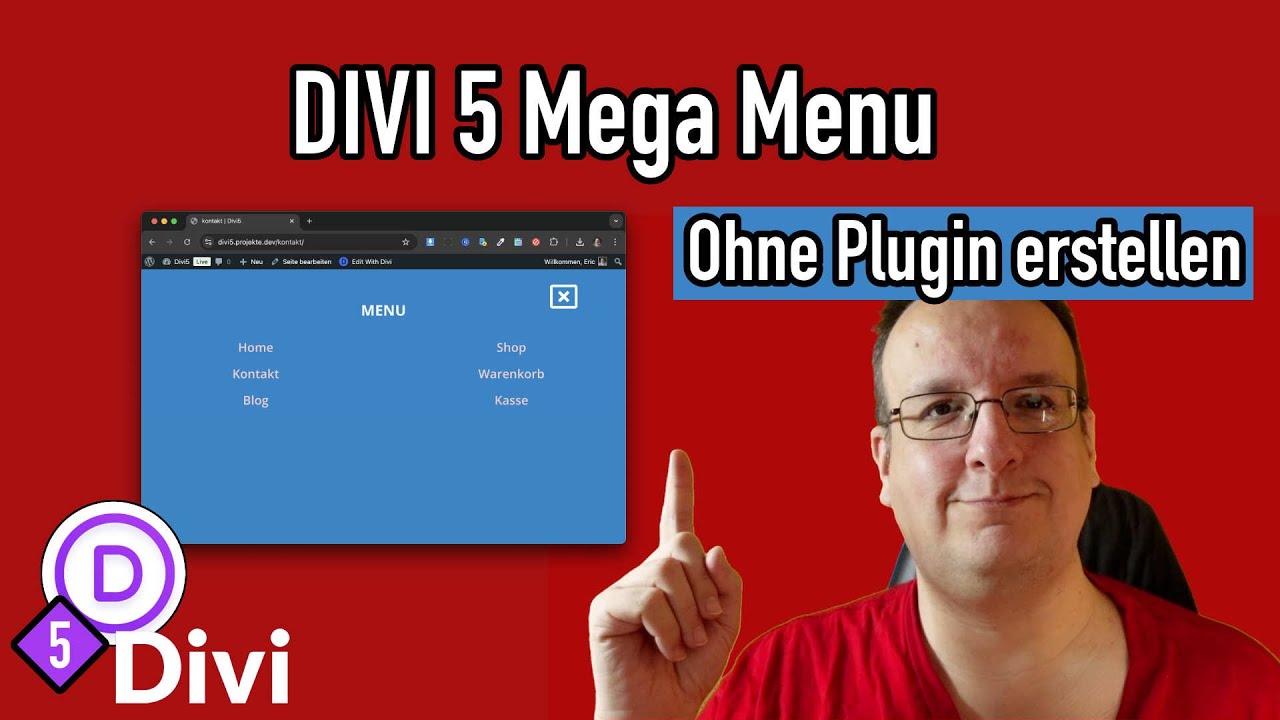DIVI 5 Fullscreen Mega Menu ohne Plugin erstellen