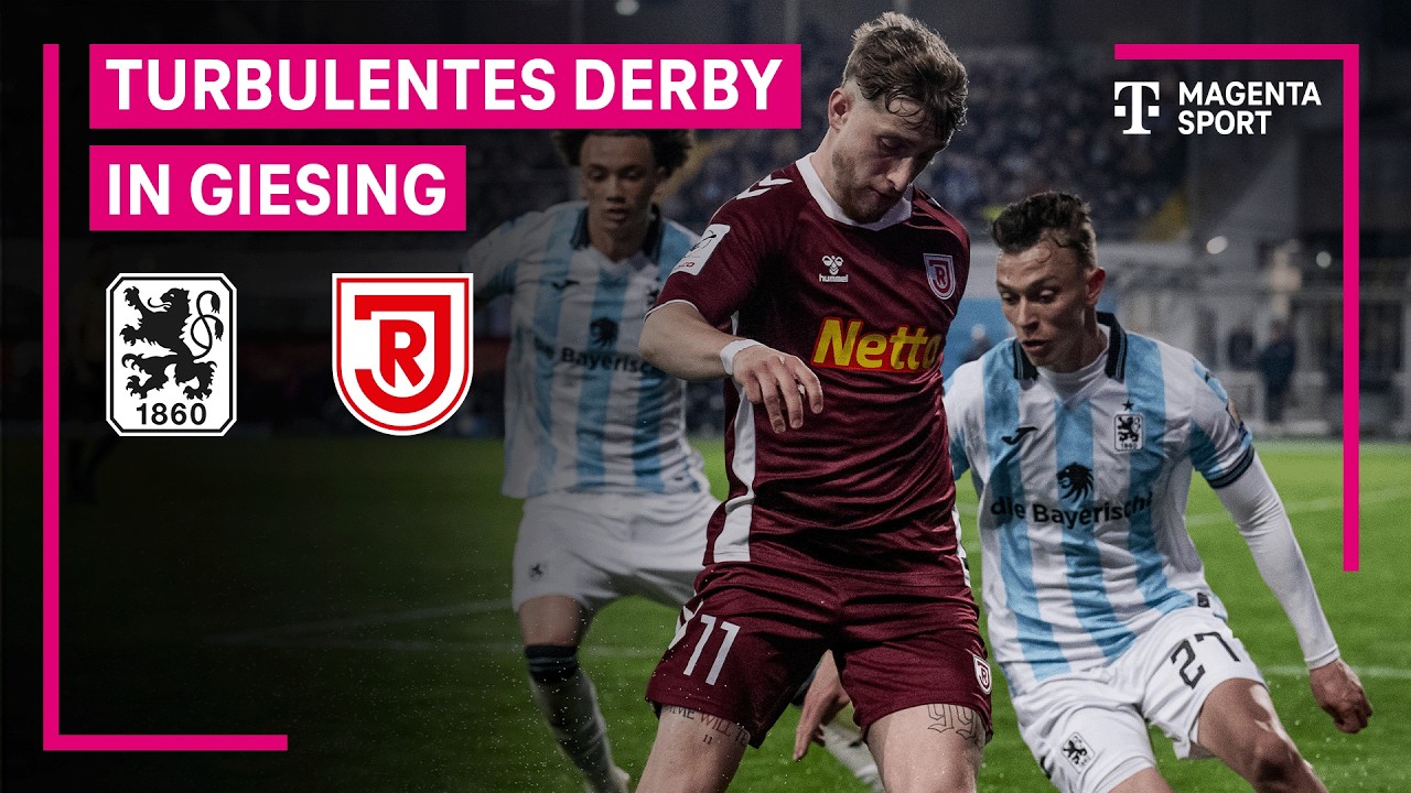 TSV 1860 M&uuml;nchen - SSV Jahn Regensburg, Highlights mit Live-Kommentar | 3. Liga | MAGENTA SPORT