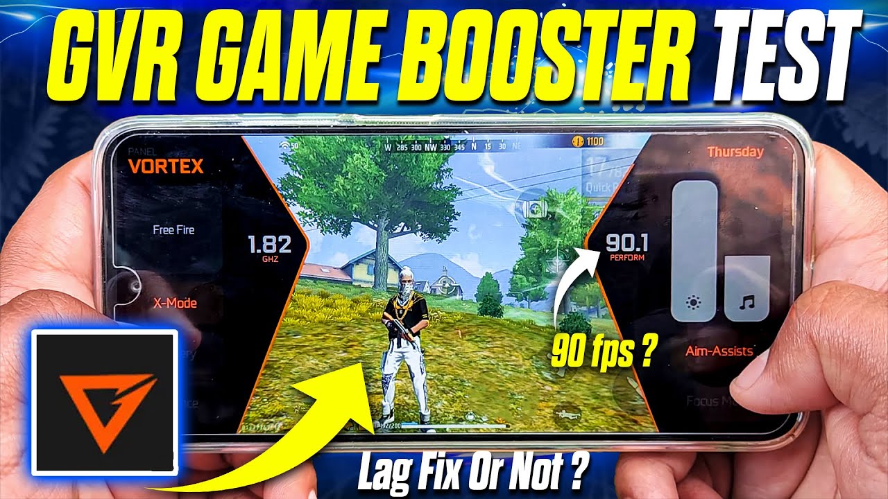 Free Fire Lag Fix GVR Game Booster Test