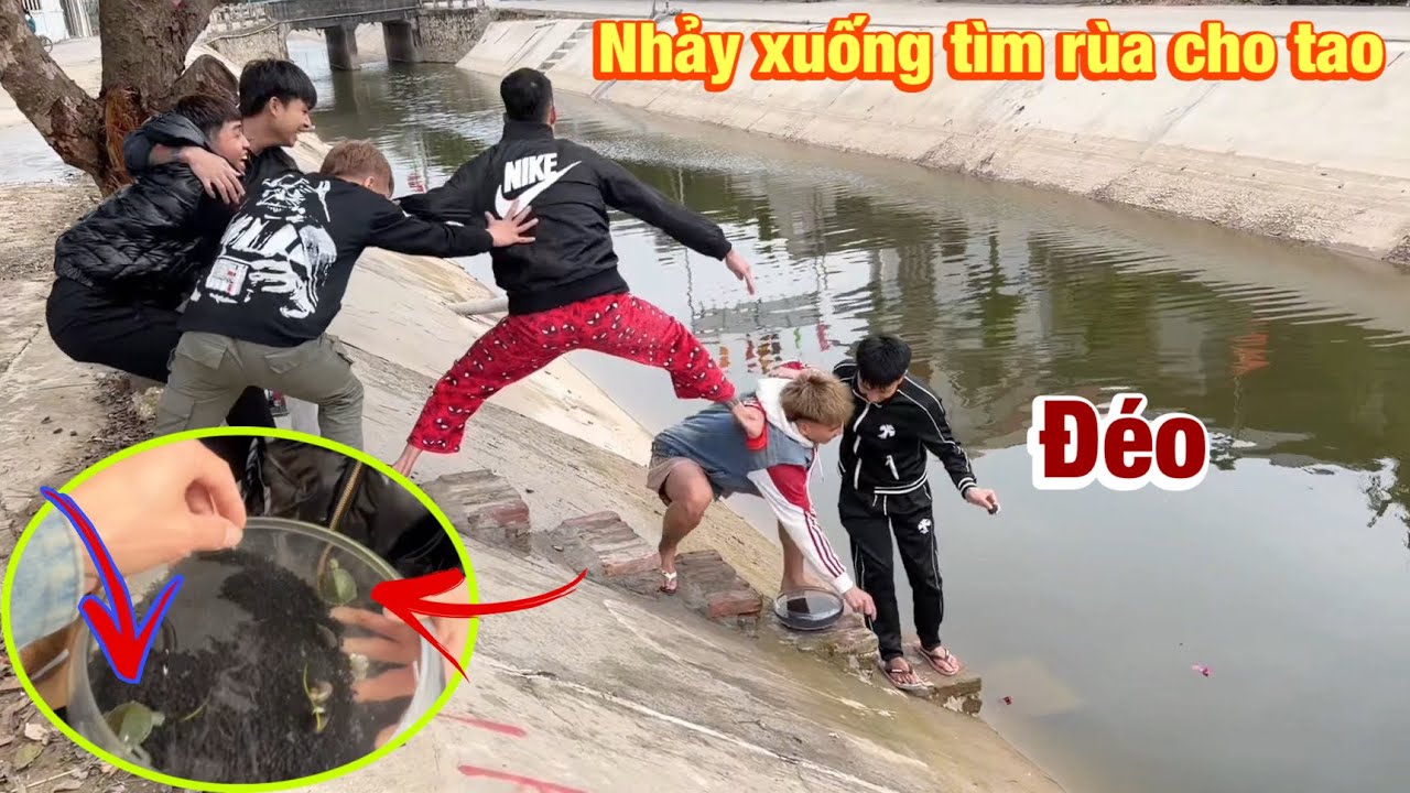 Ae Team Troll Ho&agrave;ng Em Thả Cụ R&ugrave;a Của Vợ Chồng Ho&agrave;ng Chanh Ra Mương V&agrave; C&aacute;i Kết