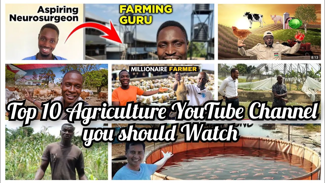 These 10 Agriculture YouTube Channels is a must to Watch if you like farming