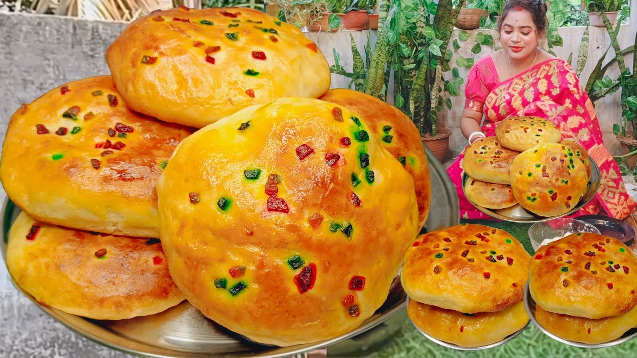 গ্যাসের চুলায় ইস্ট ও ডিম ছাড়া পুরো দোকানের মত মিষ্টি পাউরুটি ঘরেই ঝটপট বানিয়ে নিন।Bread recipe
