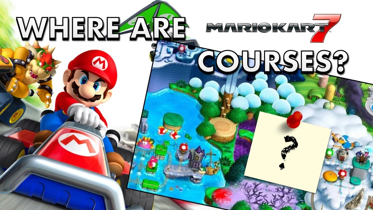 Where are Mario Kart 7 Courses Located in the Mario World?