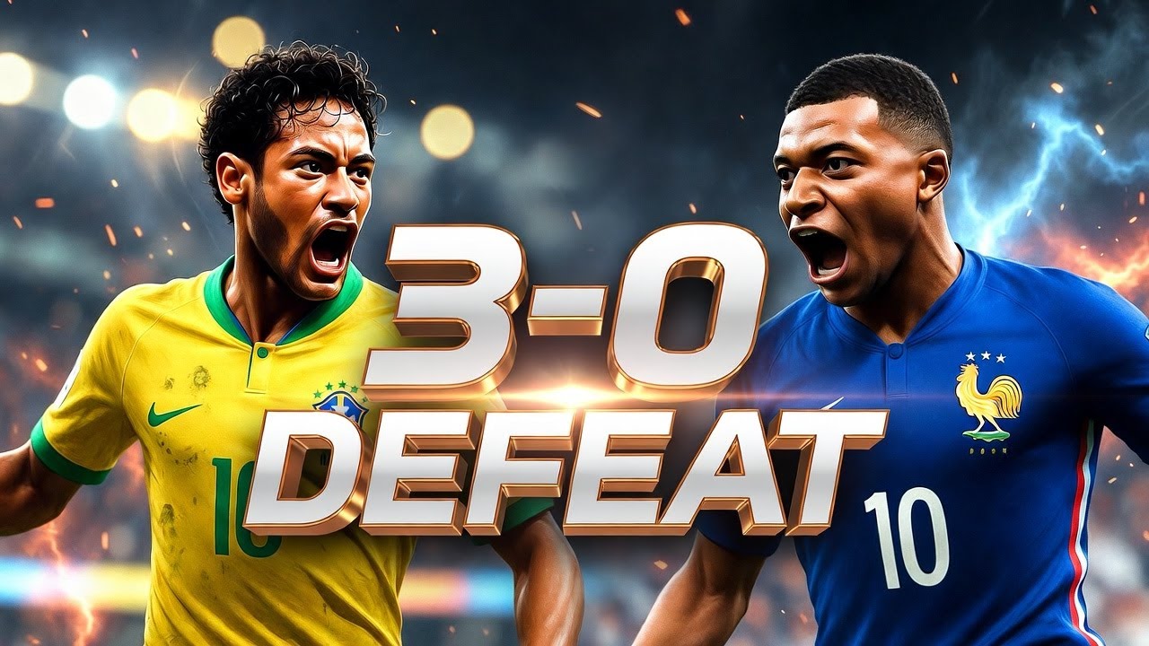 Domination! France Shreds Brazil Defense 3-0 | eFootball Full Match