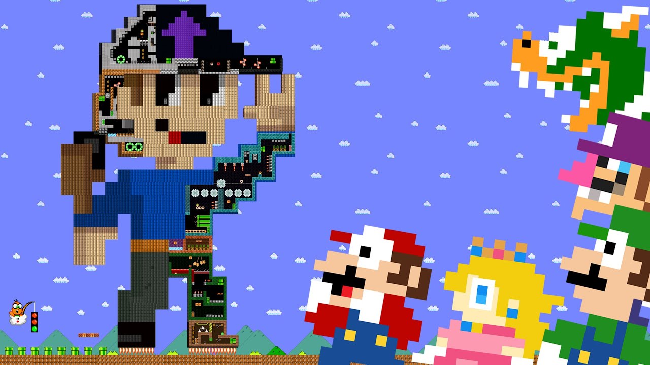 Level UP Giant Maze VS Nintendo super heroes