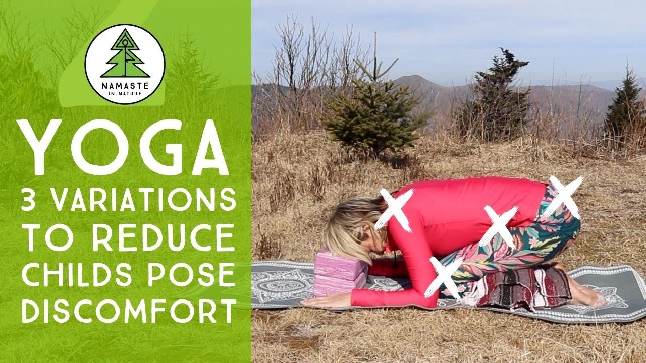 3 Alternatives for Childs Pose if its Uncomfortable or Hurts (Ex. Bad Knees) Yoga