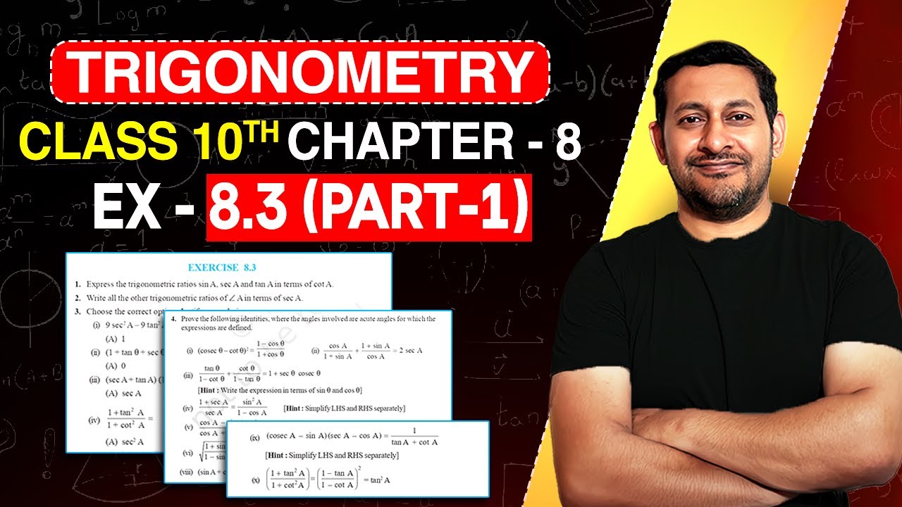 Exercise 8.3 Full Exercise | Class 10 Maths Chapter 8 | Trigonometry | Part -1 | Concept Core