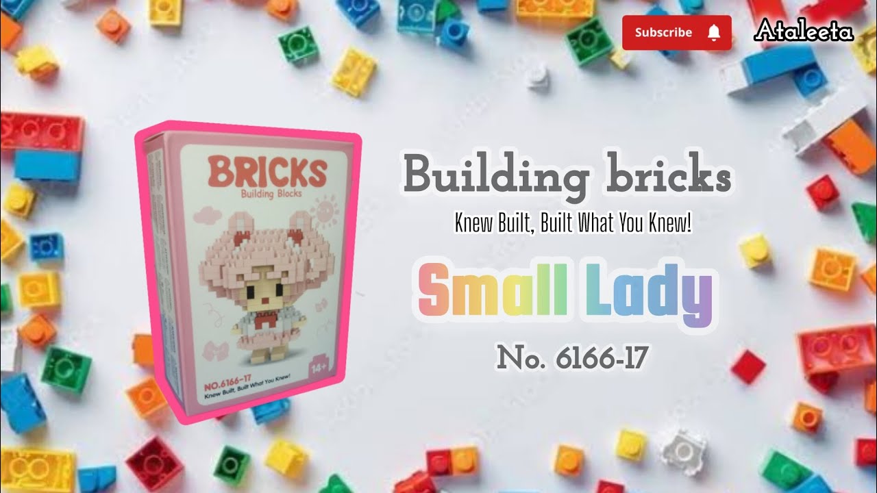 Пошаговая сборка конструктора SMALL LADY серии 6166-17 | обучающее видео Merakit SMALL LADY серии...