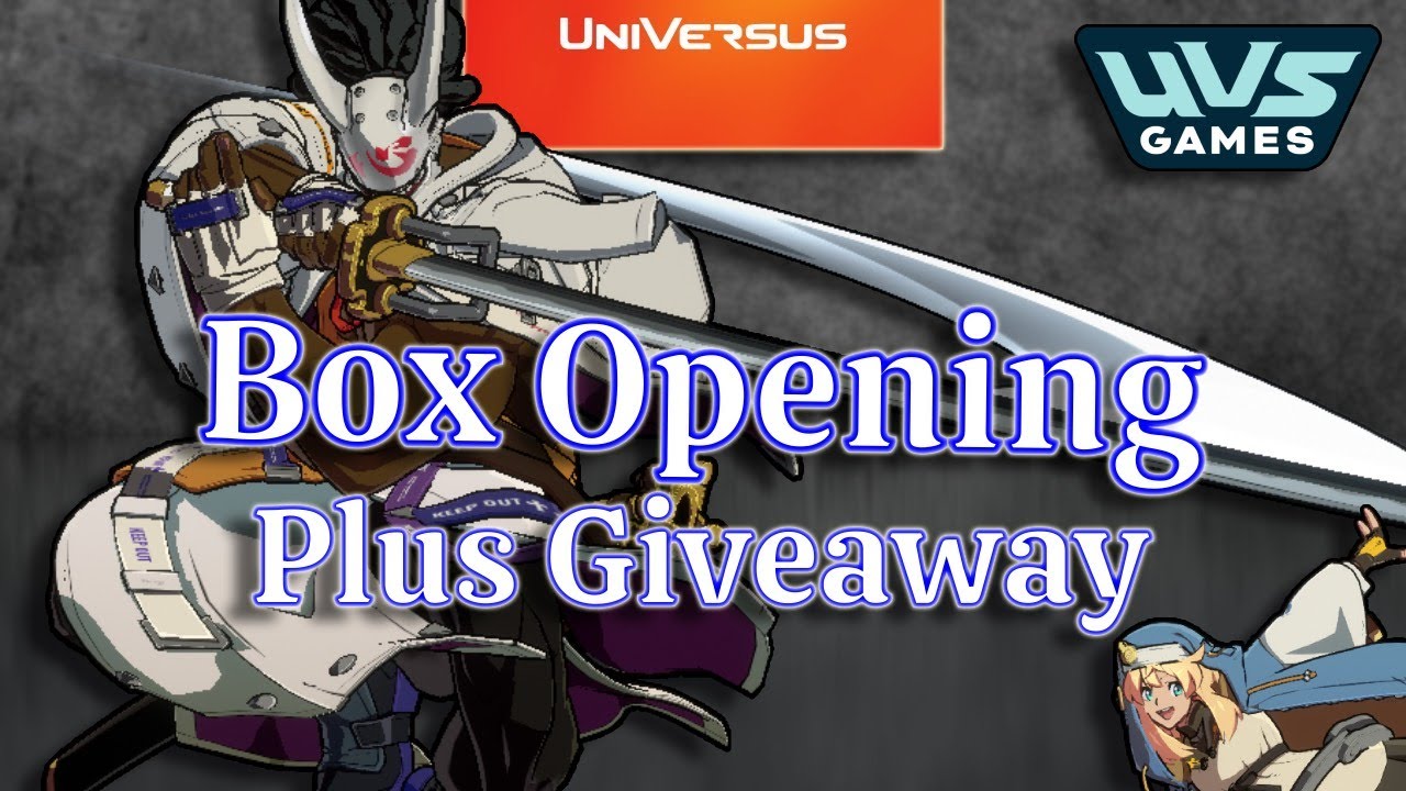 Universus: Box Opening GUILTY GEAR -STRIVE-  #universus #guiltygearstrive