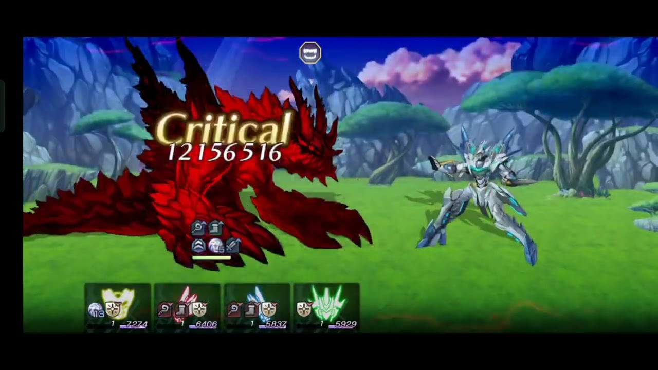 Another Eden - Guilty Hades Final Battle Giant Beast 