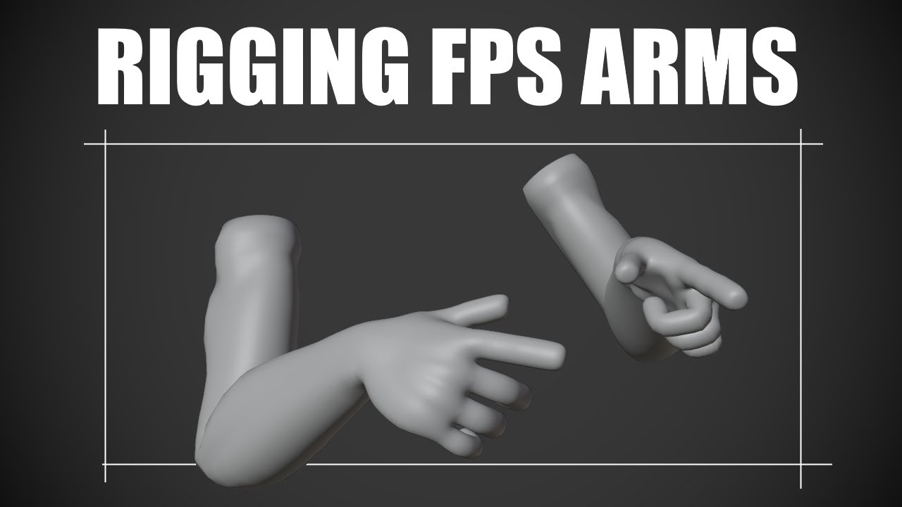 Установка оружия FPS — игра FPS на Unity и Blender