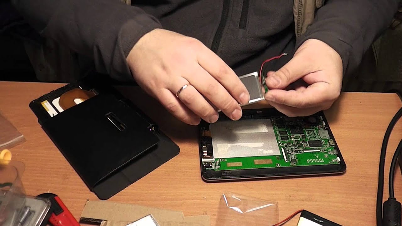 Планшет TEXET TM-7043XD замена батареи, окончание истории! - Обзор