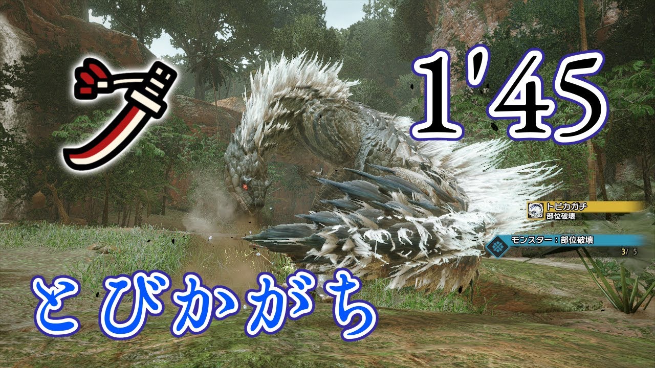 【モンハンライズ】トビカガチ 1'45