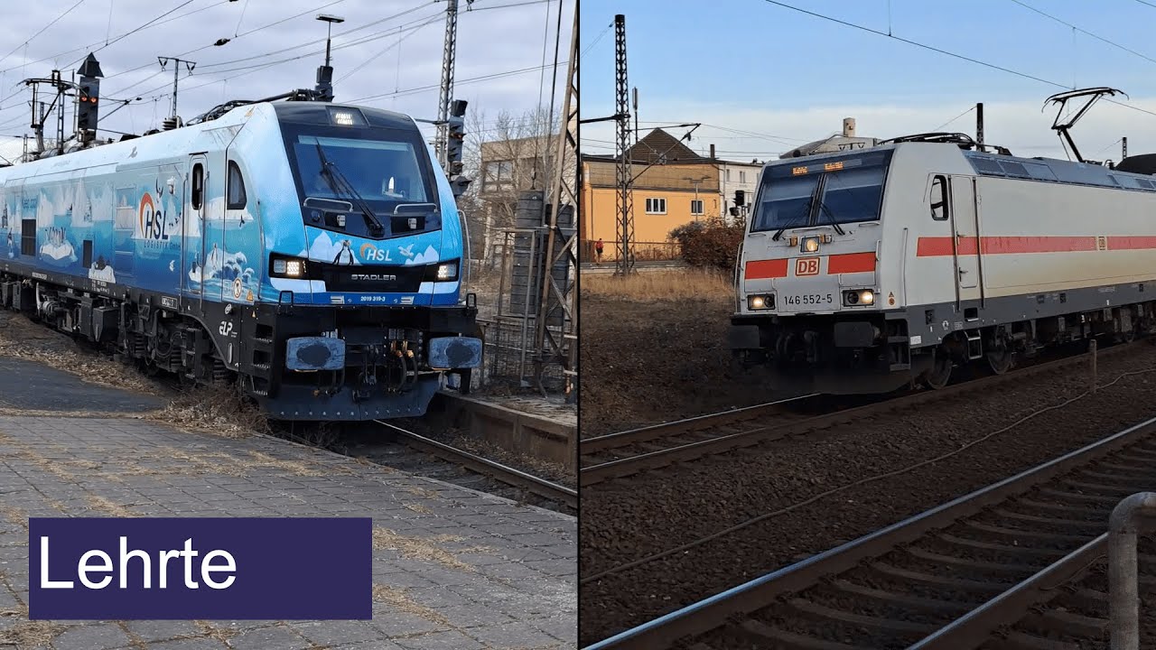 Abwechslungsreicher Zugverkehr in Lehrte | 13.03.2025