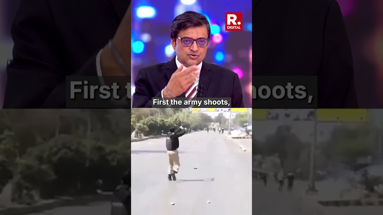 Arnab Questions The So-Called 'Brave' Pakistani Army For Killing People In PoK