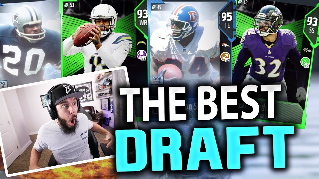 THE BEST DRAFT YOU CAN GET!! MADDEN 18 DRAFT CHAMPIONS GAMEPLAY
