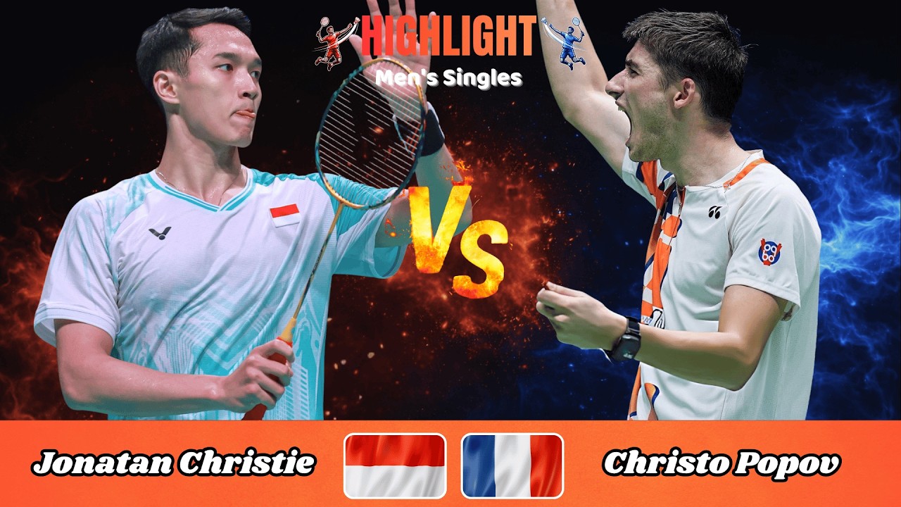 Men's Singles | Jonatan Christie (INA) vs Christo Popov (FRA) | Badminton 2026